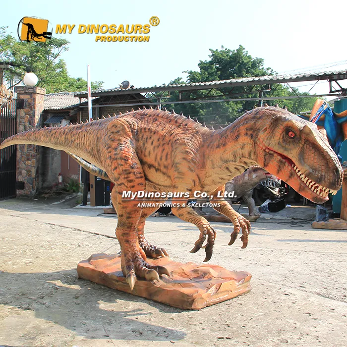 AD-074 Outdoor Jurassic Park Animatronic Dinosaurs Australovenator 4 Animatronic Australovenator 5m