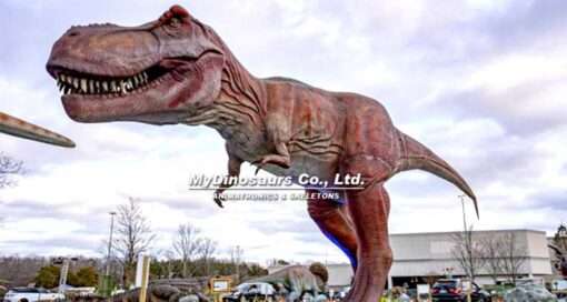 Outdoor Amusement Park Life Size Moving Dinosaur T-REX