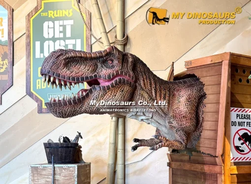 Animatronic T rex Head and claws 2