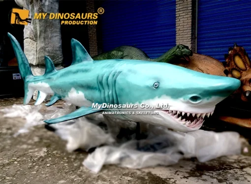 life-size Fiberglass Shark Statue for Sale