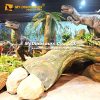 animatronic velociraptor scene