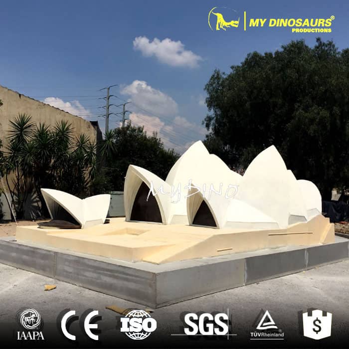 MB-083 World Famous Building Sydney Opera House Miniature Replica 1 miniature building replicas
