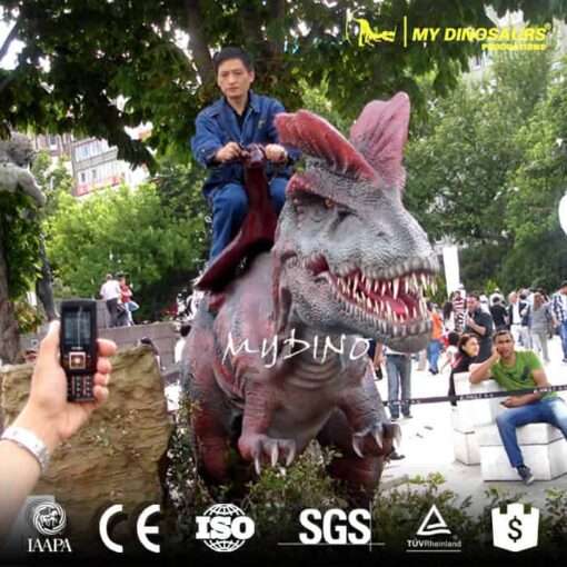 WDR-028 Robotic Tyrannosaurus Ride of Amusement Park Machine 2 amusement dinosaur rides for sale
