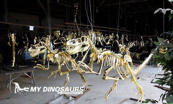dinsoaur gold skeleton 1