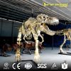 golden dinosaur skeleton replica