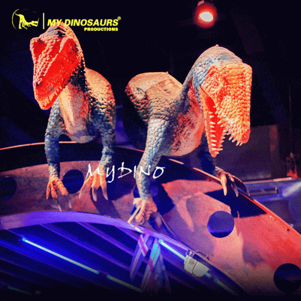 Dinosaurios Animatrónicos 54 Raptors for restaurant