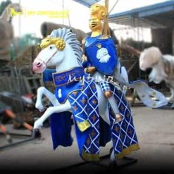 Estatuas de Fibra de Vidrio 51 Fiberglass knight statue FDF046