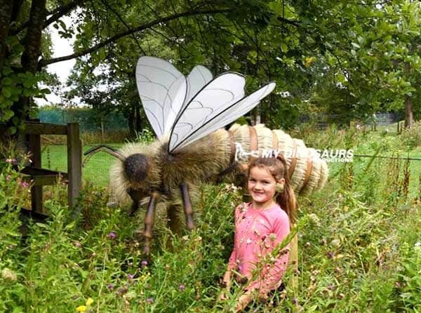 Buzz, Buzz! Giant Insects Landing at Wetland Center 3 animatronic giant bee