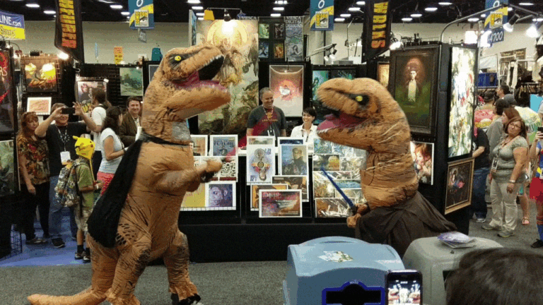 Realistic Dinosaur Costume for Comic Con 2 comic con dinosaur