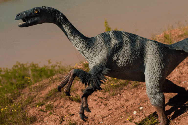 Prehistoric ancestor of a modern animal