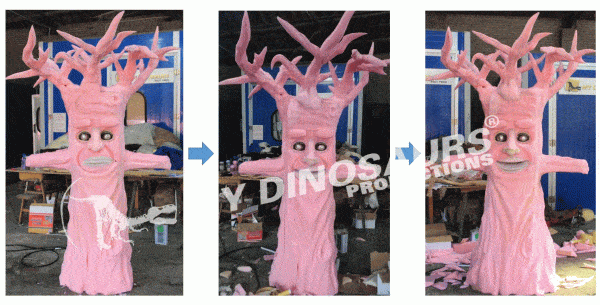Animatronic Talking Tree | Talking Tree Puppets by MY DINO 3 talking tree shaping