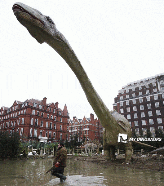 Project showcase - Oxford Street Dinosaur Exhibition in UK 1 UK dinosaur exhibition