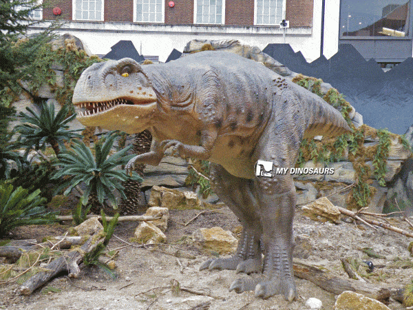 Project showcase - Oxford Street Dinosaur Exhibition in UK 3 animatronic dinosaur exhibition UK