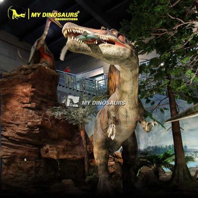 Dinosaurios Animatrónicos 34 Spinosaurus vs Onchopristis