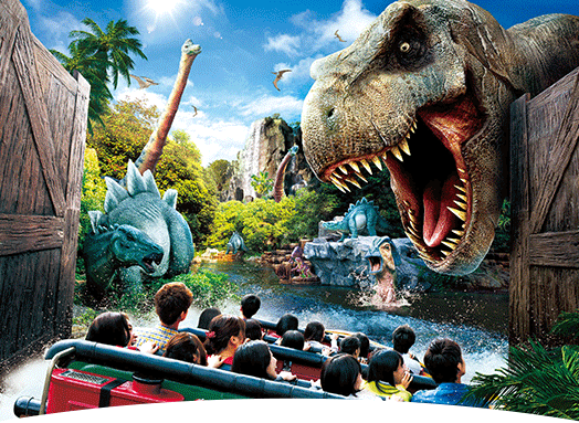 You Never know the Difference of Jurassic Parks in Universal Studios 3 Universal Studios Japan dinosaur