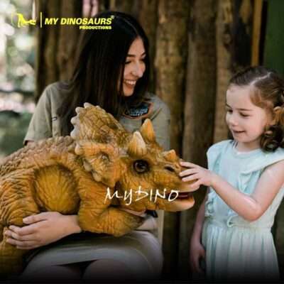 triceratops hand puppet