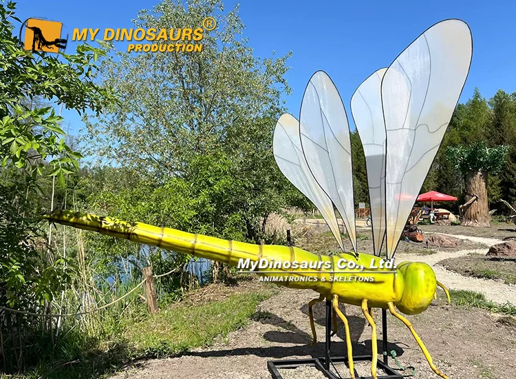 AI-094 Big Bugs Animatronic Giant Dragonfly for Shows 7 Giant animatronic dragonfly for sale