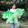 Green baby dragon puppet 1