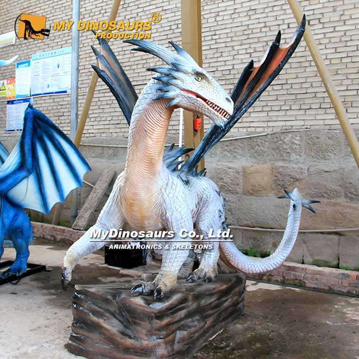 White Dragon Animatronic 4