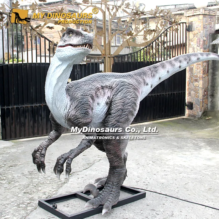 Alternative view of AD-358 Jurassic Dinosaur Display Realistic Animatronic Velociraptor
