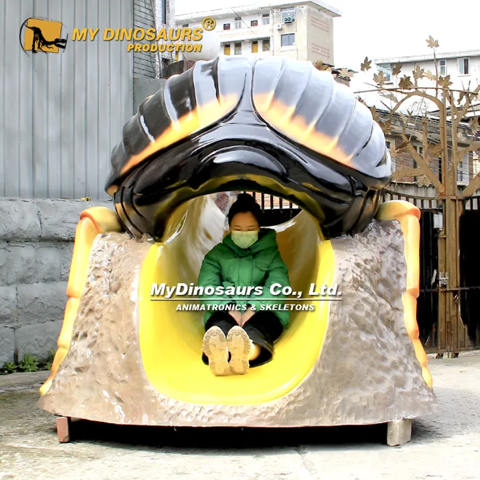 Beetle Slide Statue for Giant Animatronic Bugs Exhibition