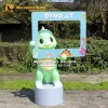 Dinosaur Park Cartoon Dinosaur Statue Photo Op