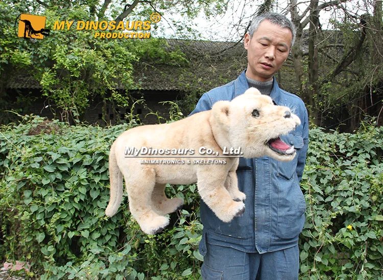 DP-079 4 ft Realistic Full Body Furry Lion Hand Puppet 6 Lion Hand Puppet 3