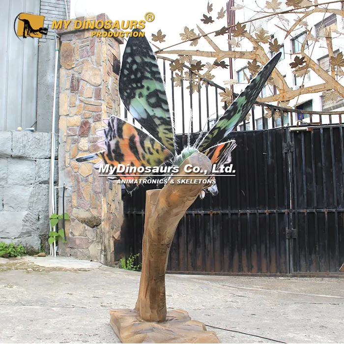 AI-114 Realistic Madagascan Sunset Moth Animatronic Butterfly 7 Madagascan Sunset Moth Animatronic