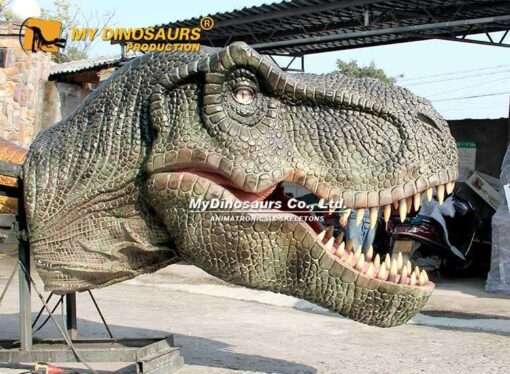 Wall Mountable Animatronic T. rex Head