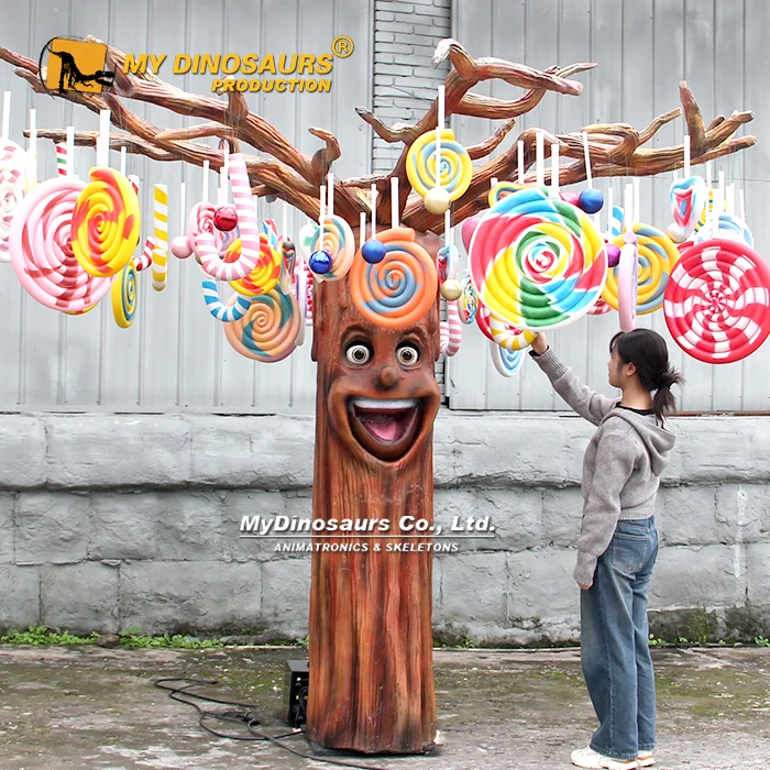 Halloween Animatronic Candy Tree Talking 2