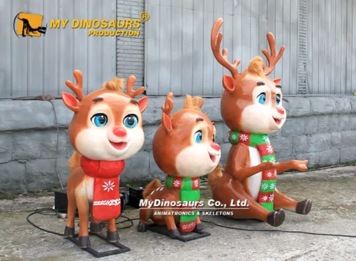 Animatronic Reindeer Decor