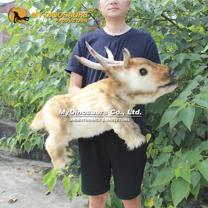 Furry Reindeer Puppet for Christmas