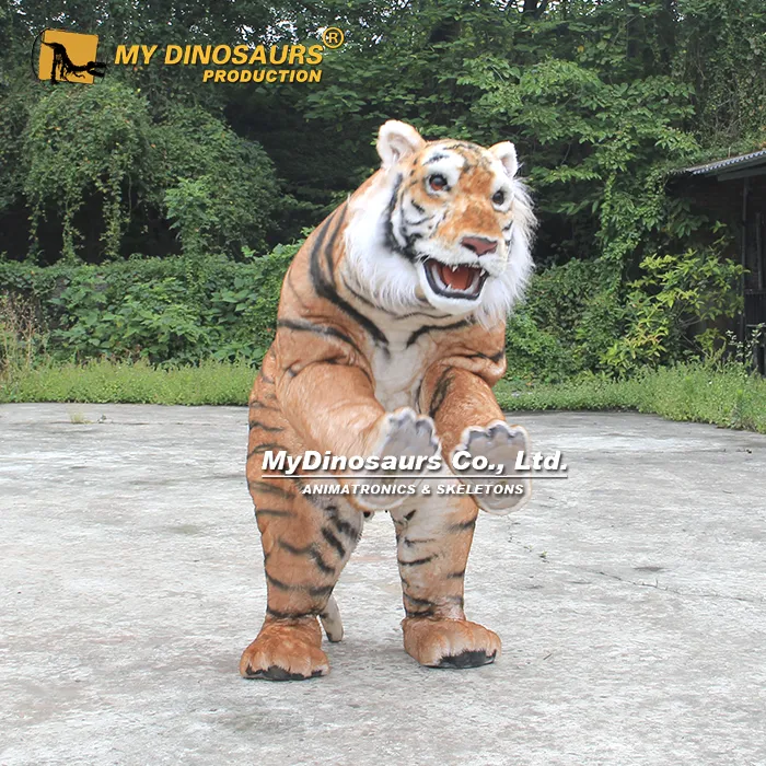 Realistic Adult Tiger Costume for Zoo Performances
