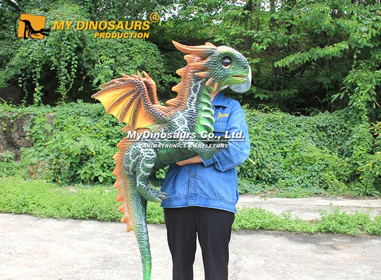 Green Dragon Hand Puppet 1