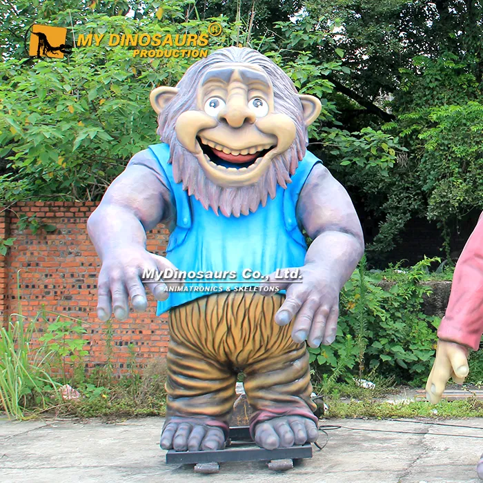 Blue Troll Animatronic figure