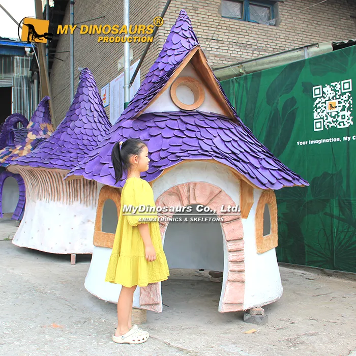 Large size fairy house statues for park