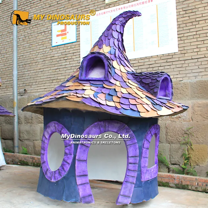 Large size fairy house statues for park