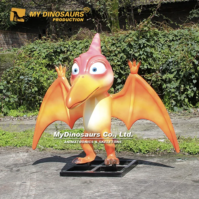 Alternative view of FDF-149 Cartoon Pterosaurs Sculpture Decor