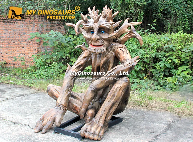 Alternative view of AP-088 Halloween Animatronics Talking Tree