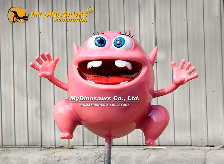 CD-089 Pink Cartoon Bat Monster Statues 7 Pink Cartoon Bat Monster Statue 1