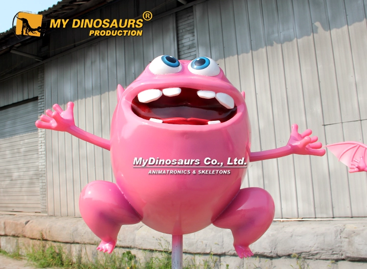 CD-089 Pink Cartoon Bat Monster Statues 4 Pink Cartoon Bat Monster Statue 1
