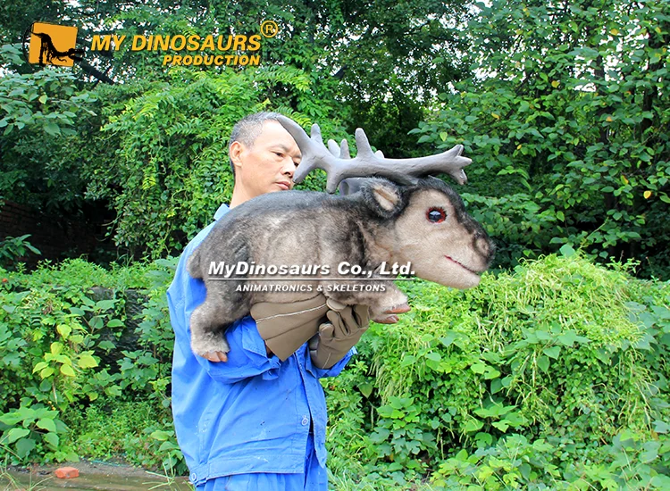 Reindeer Hand Puppet with False Arm 5