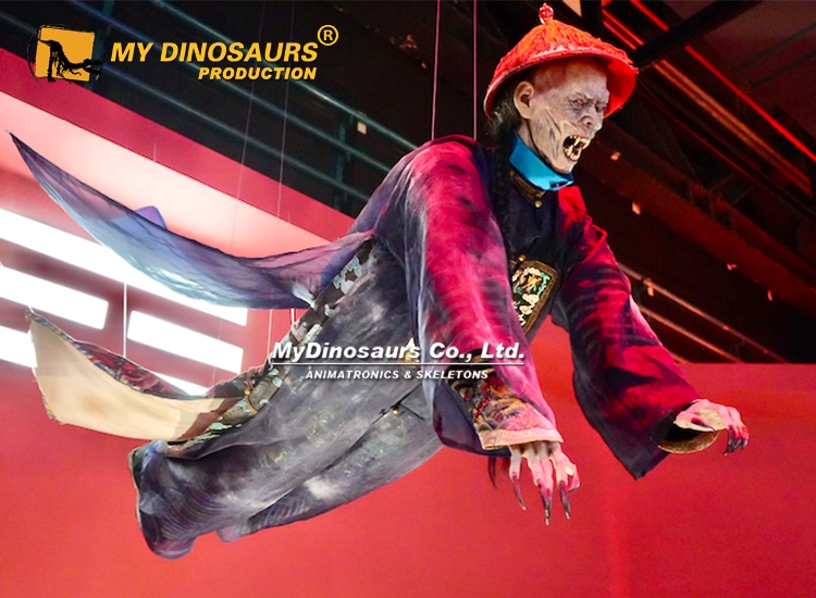 Alternative view of CD-090 Animatronic Zombie Halloween Animatronics