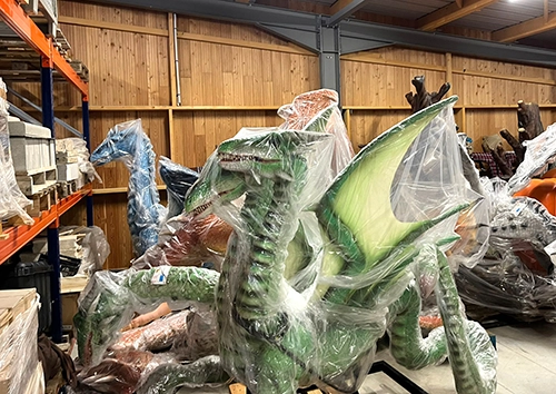 Animatronic Dragons 70 dragon installation