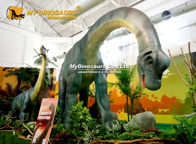 Life Size Brachiosaurus Robot Brachiosaurus Animatronic Model 1
