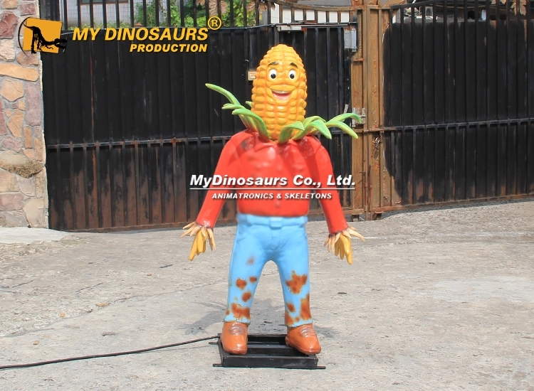 Animatronic Corn Mascot for farms
