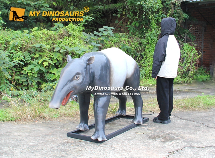Life size animatronic tapir for Ice Age theme park display
