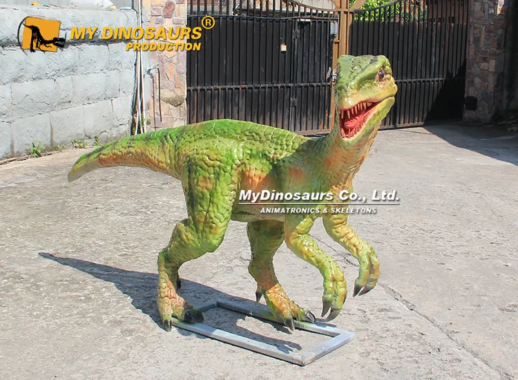 Life-Size Compsognathus Dinosaur Statue