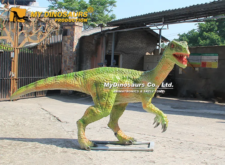 Life-Size Compsognathus Dinosaur Statue