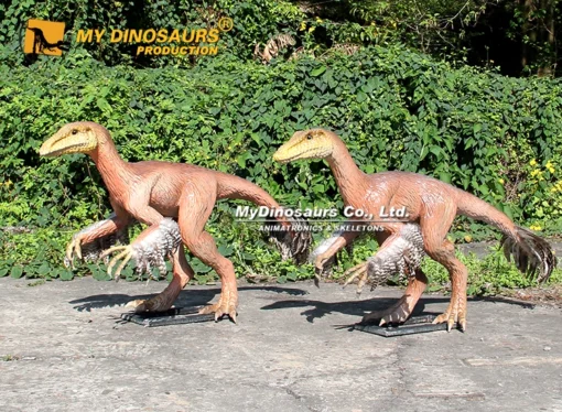 Life-size Bambiraptor Statue for sale